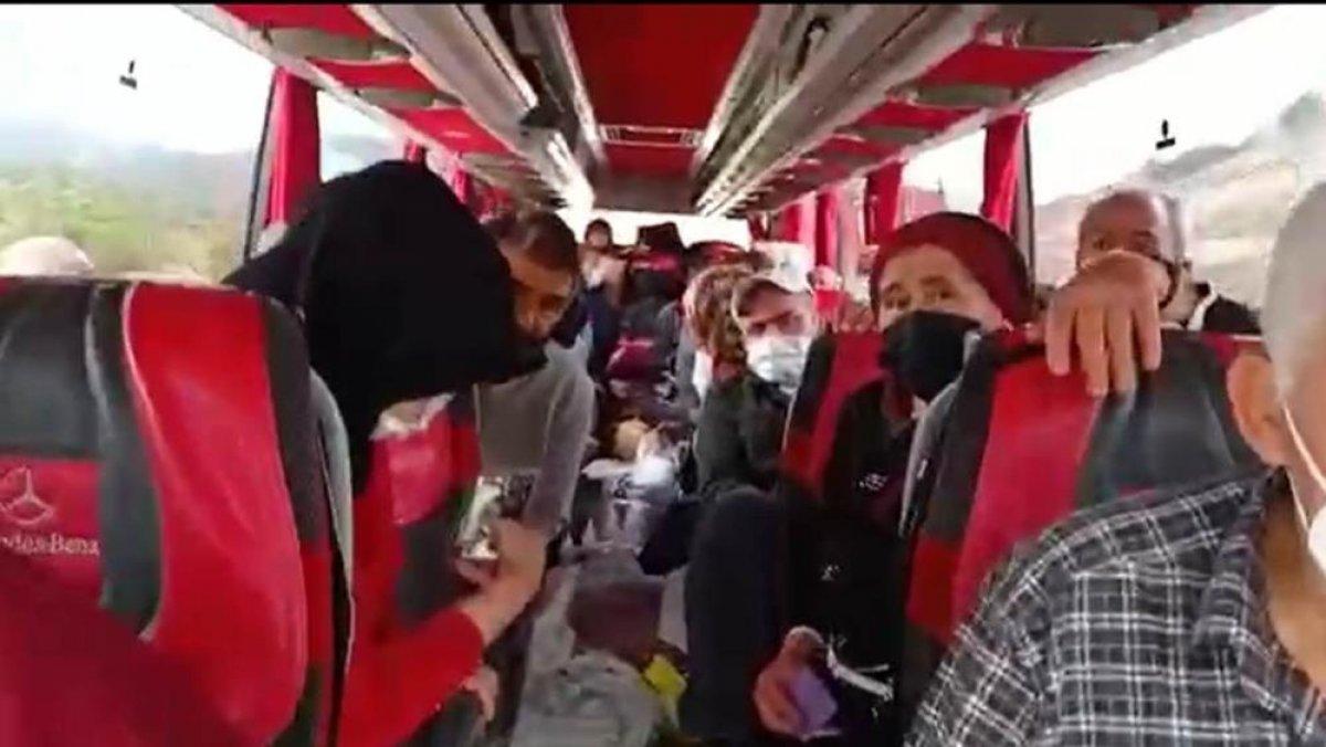 Bartın'da vatandaşların canını hiçe sayan yolcu otobüsüne ceza kesildi