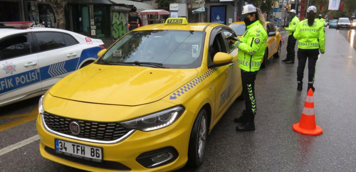 Bağdat Caddesi'nde taksi denetimi
