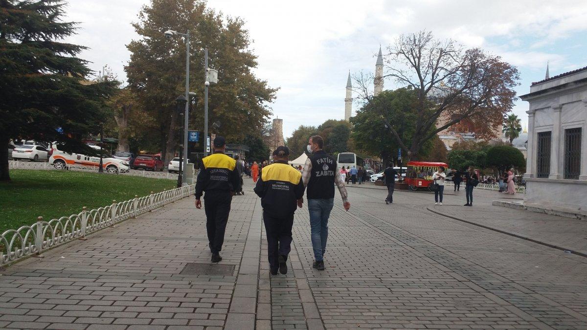 İstanbul'da hanutçu denetimi