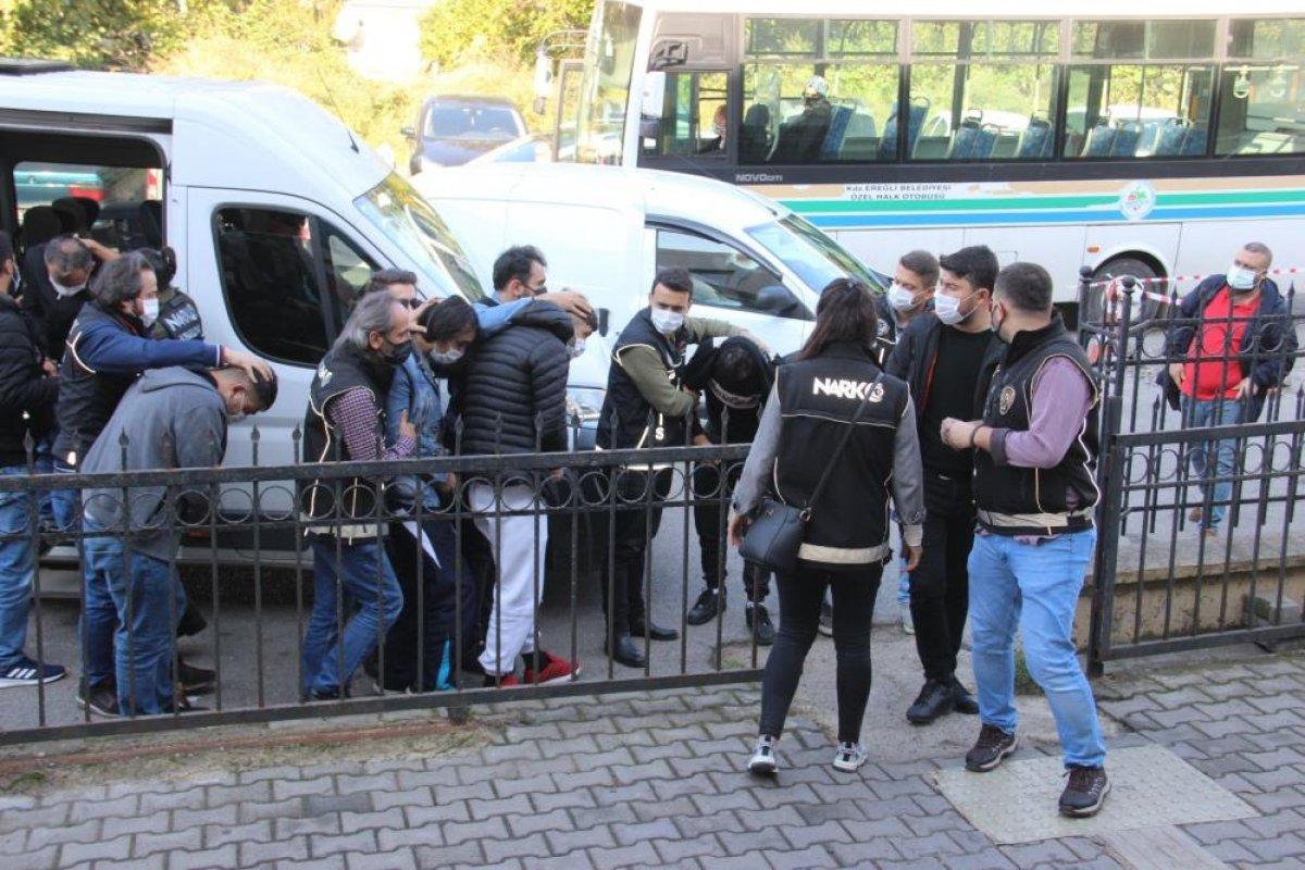 Zonguldak'ta uyuşturucu tacirlerine operasyon: 6 tutuklu