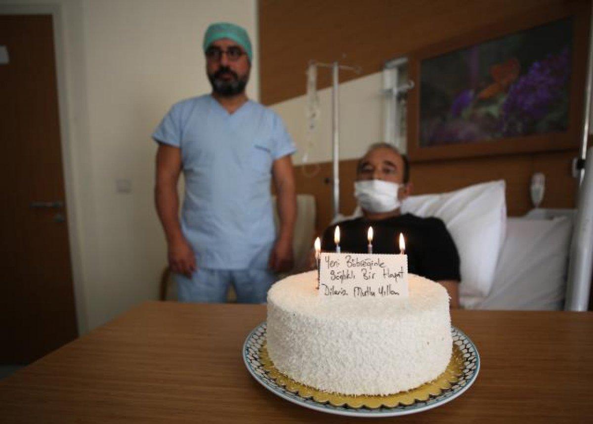 Çanakkale'de bir kişi doğum gününde yapılan nakil işlemiyle hayata tutundu