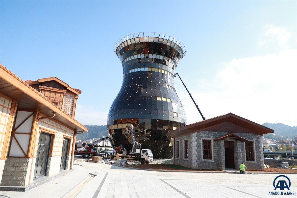 Rize Çay Çarşısı'nın inşaatında sona gelindi