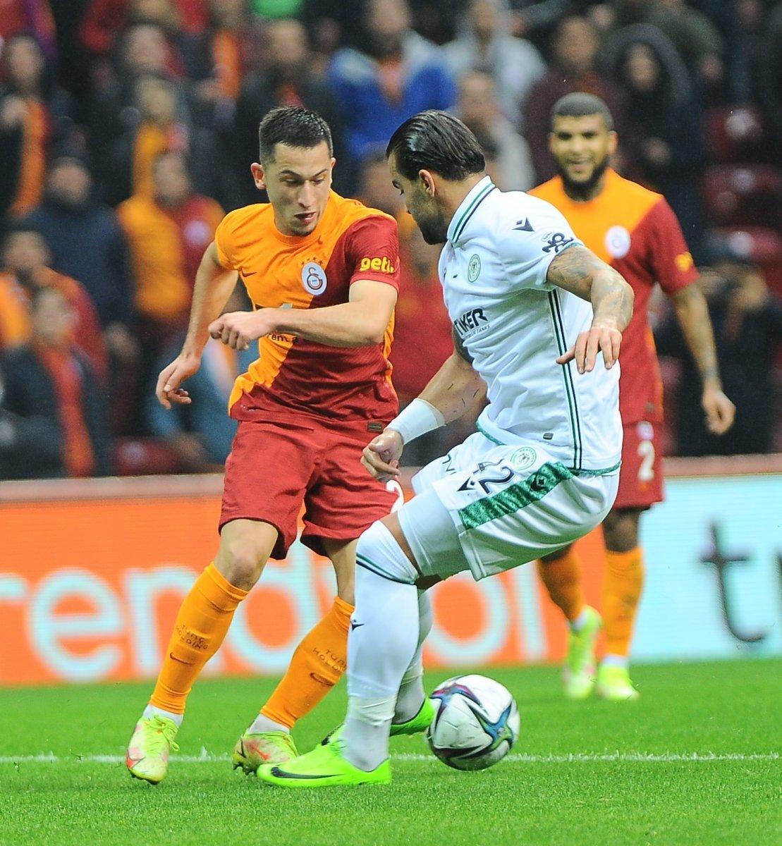 Galatasaray, Konyaspor'u tek golle mağlup etti