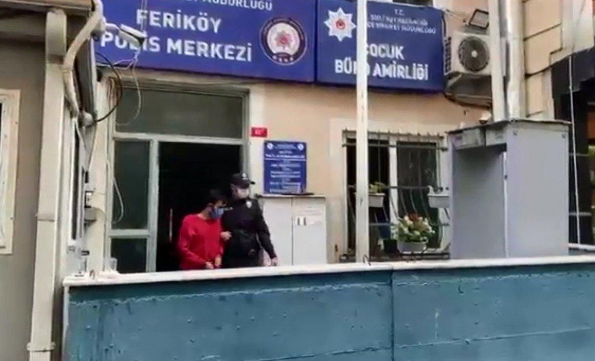 Şişli’de, apartmana giren ayakkabı hırsızı yakalandı