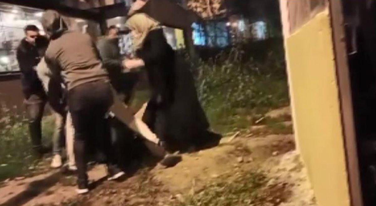 Erzurum'da taksicilerin park yeri kavgası