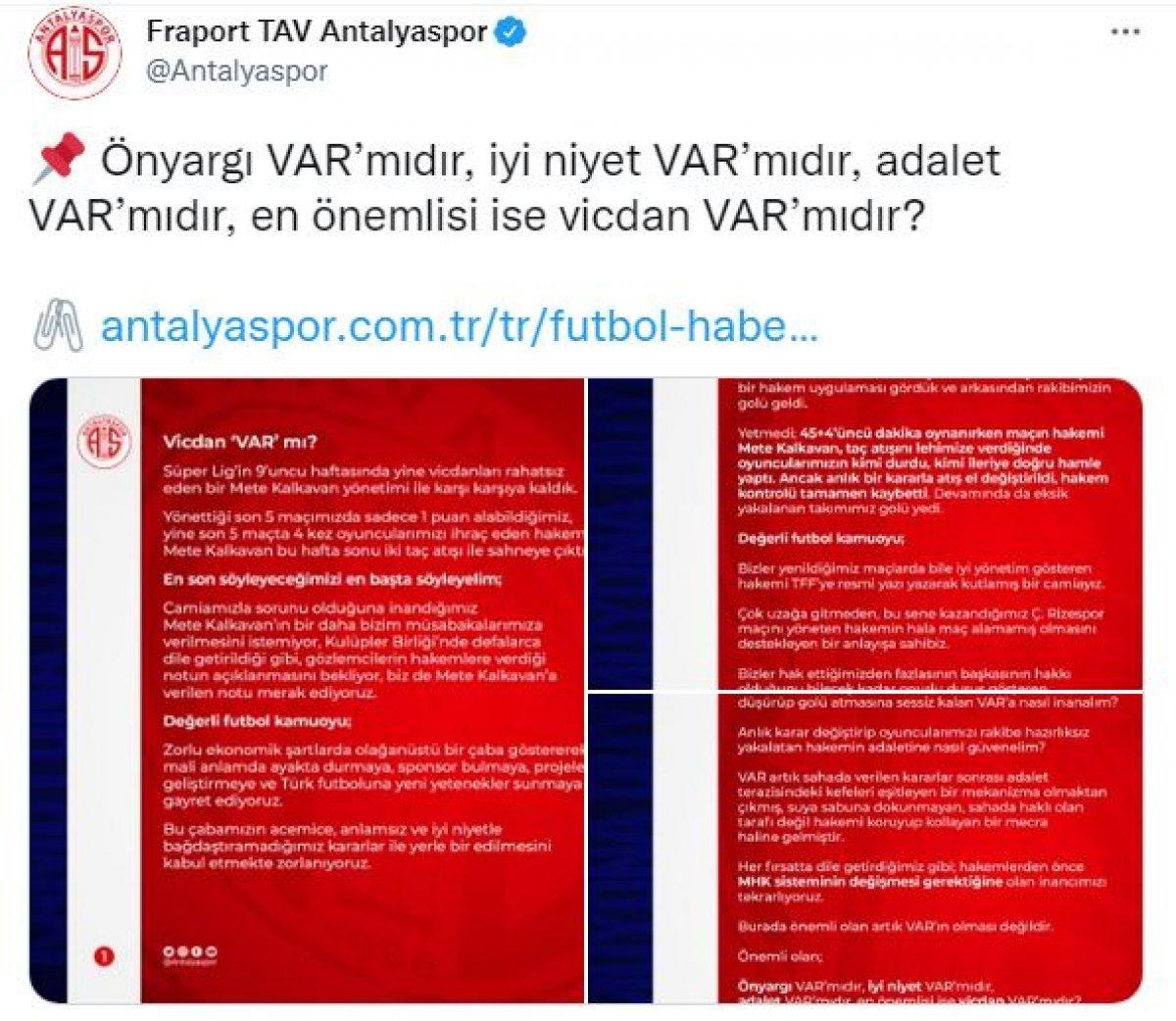 TFF: Hakemleri eleştirirken dikkatli olun