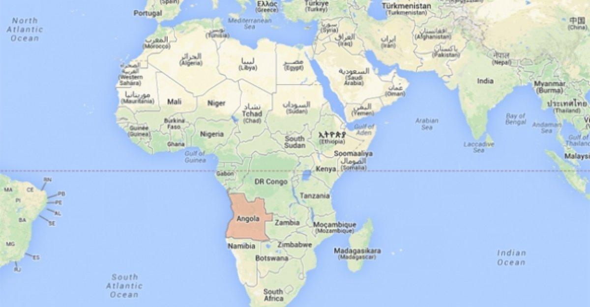 Angola nerede, hangi kıtada? İşte Angola'nın haritadaki konumu