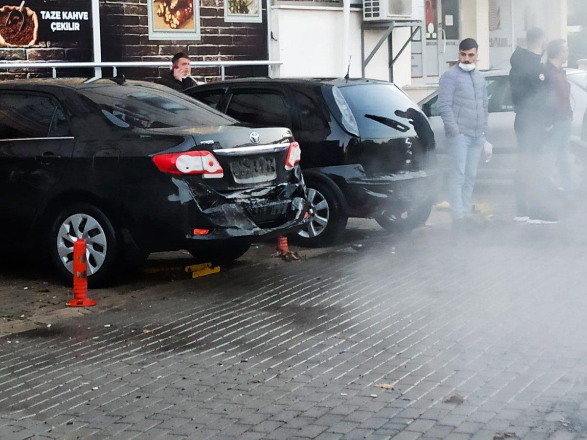 Kırklareli'de 30 işçinin olduğu otobüs alev aldı