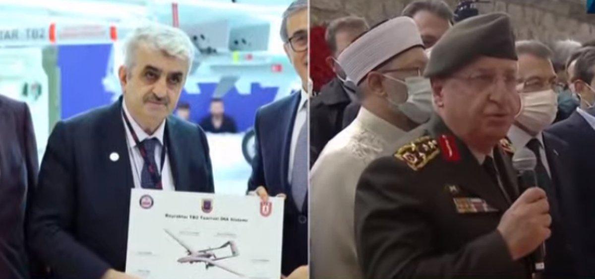 Orgeneral Yaşar Güler, Özdemir Bayraktar'ın cenaze namazında konuştu