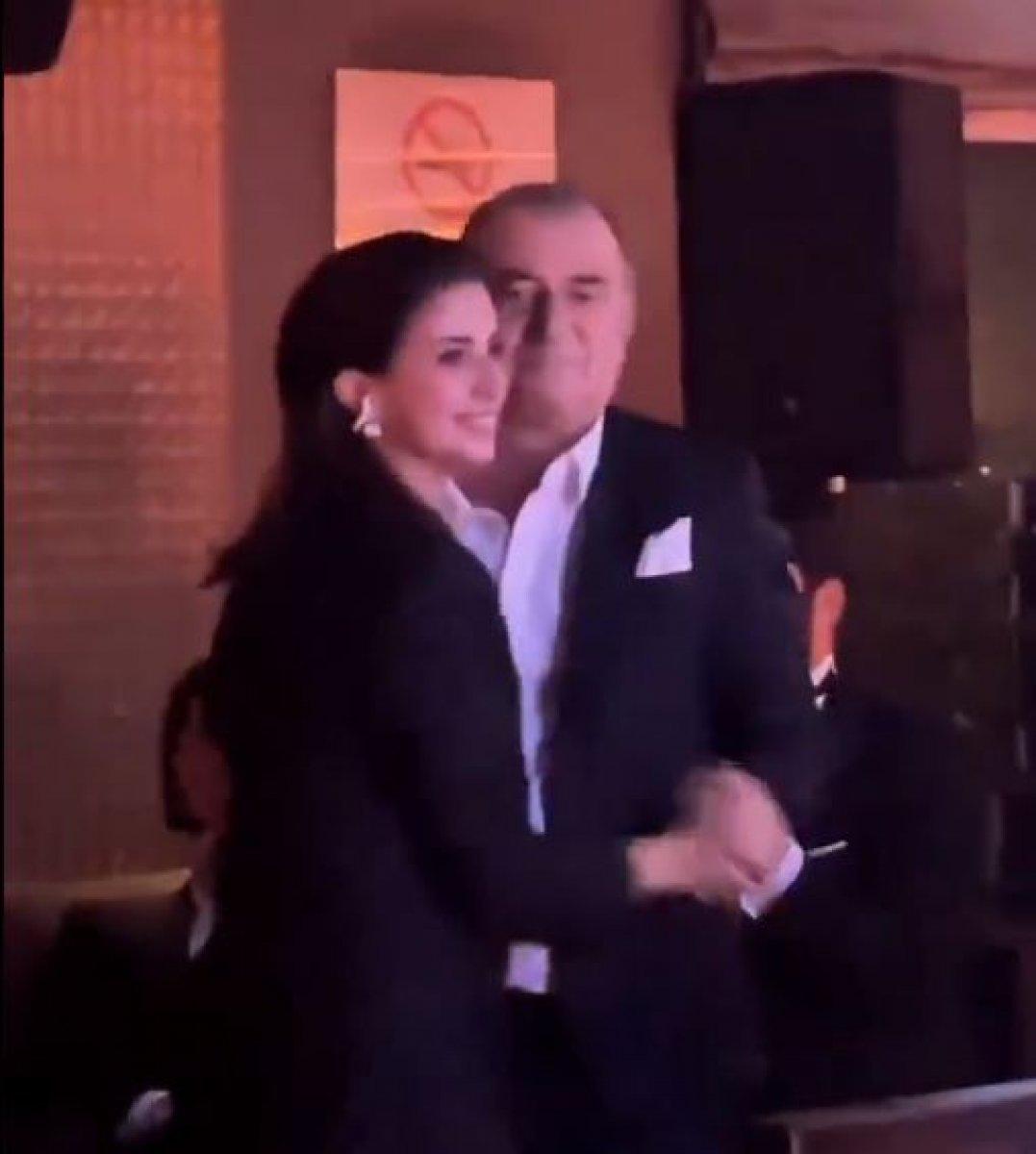 Fatih Terim kızı Buse Terim Bahçekapılı ile dans etti