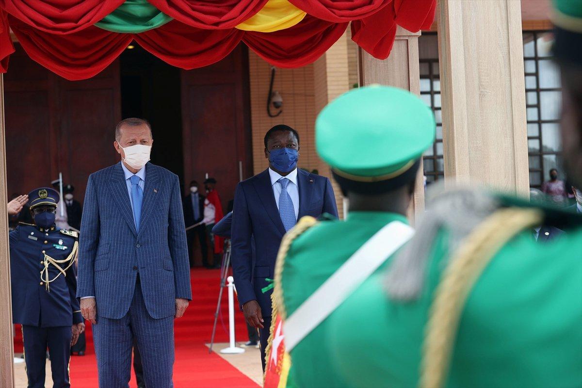 Cumhurbaşkanı Erdoğan Togo'da