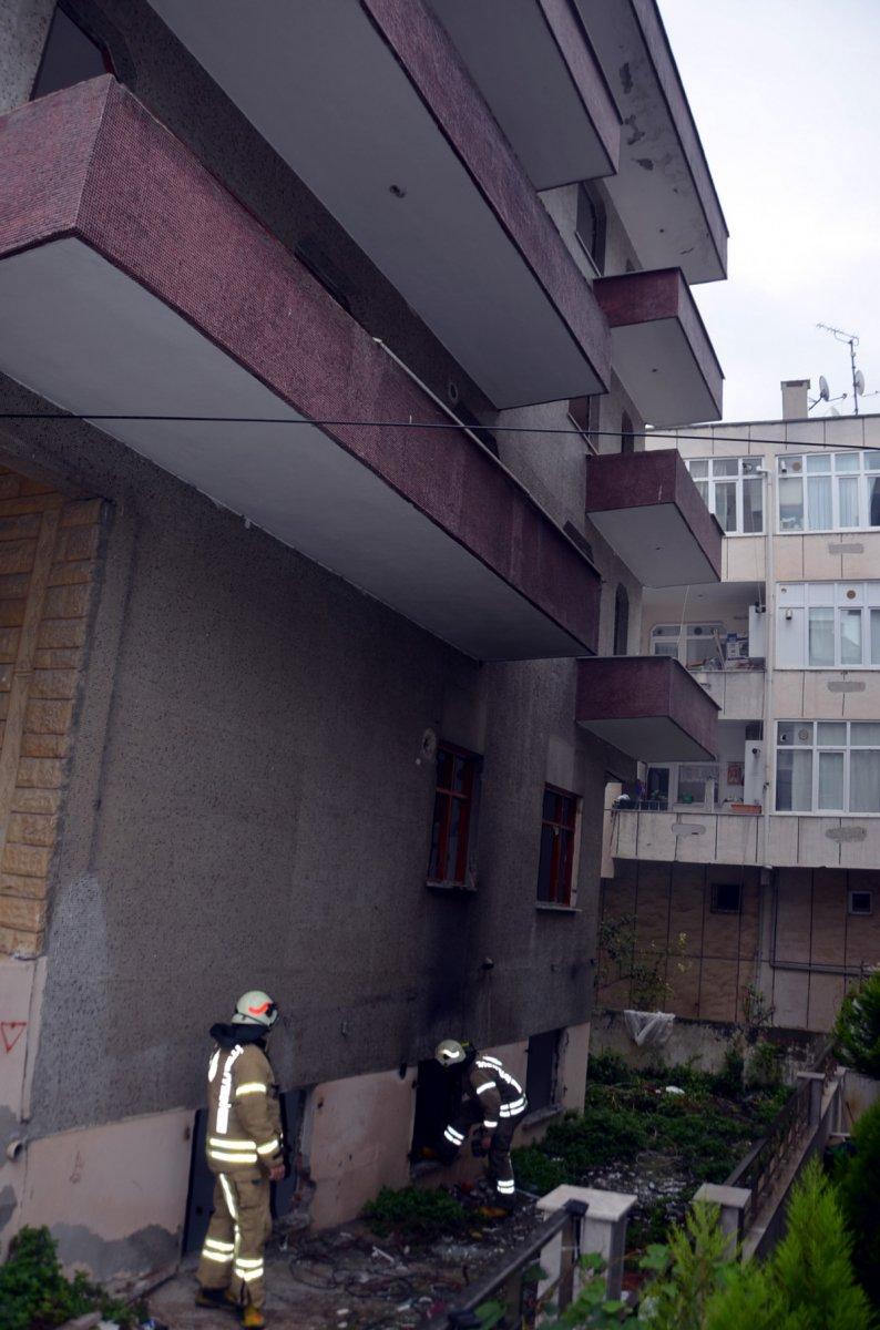 Avcılar’da, boş binada yangın çıktı