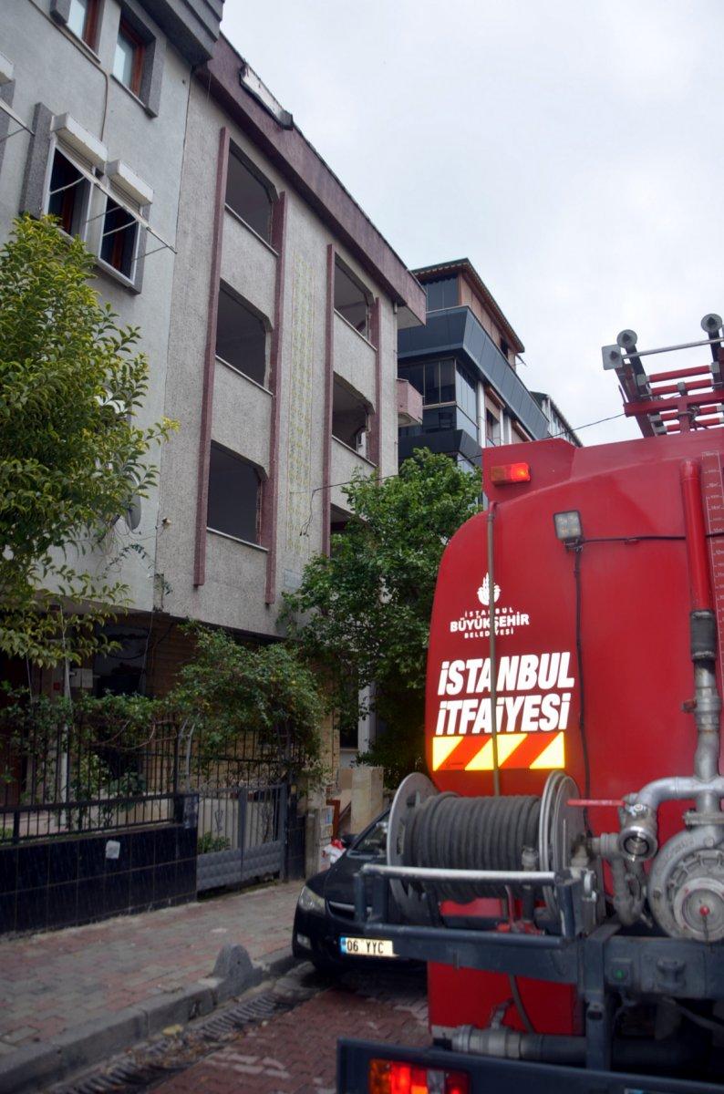 Avcılar’da, boş binada yangın çıktı