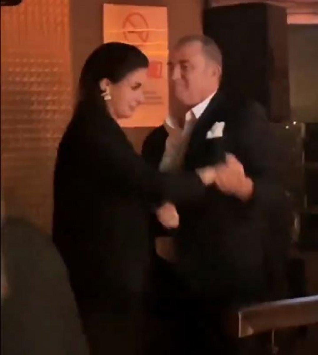 Fatih Terim kızı Buse Terim Bahçekapılı ile dans etti