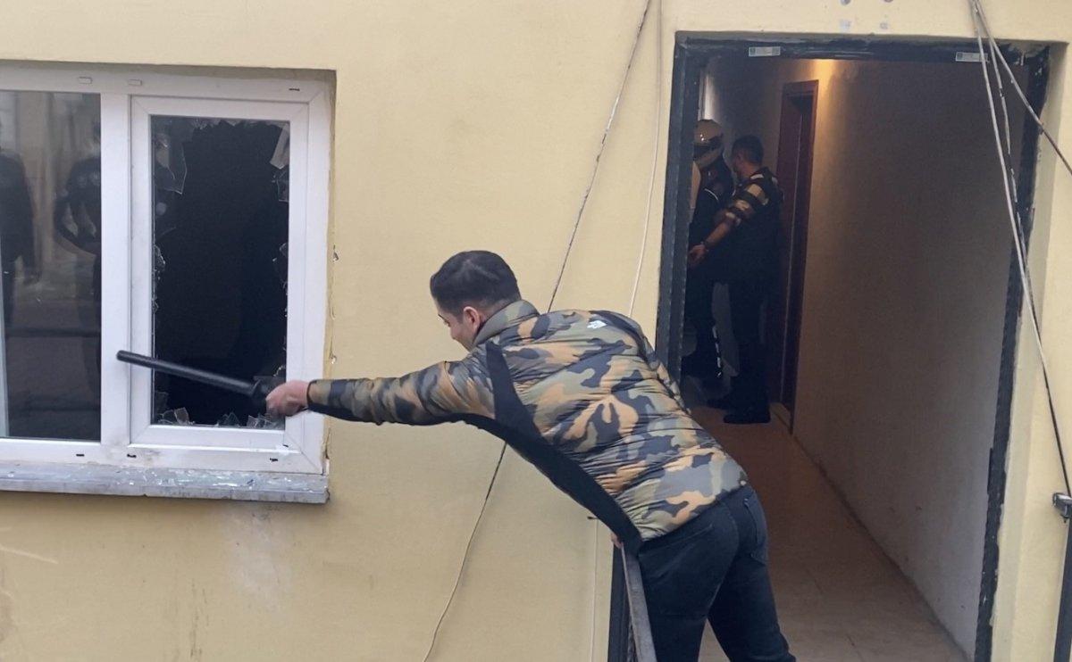 Ulus'ta hareketli dakikalar: Keserle sağlıkçılara saldırdı