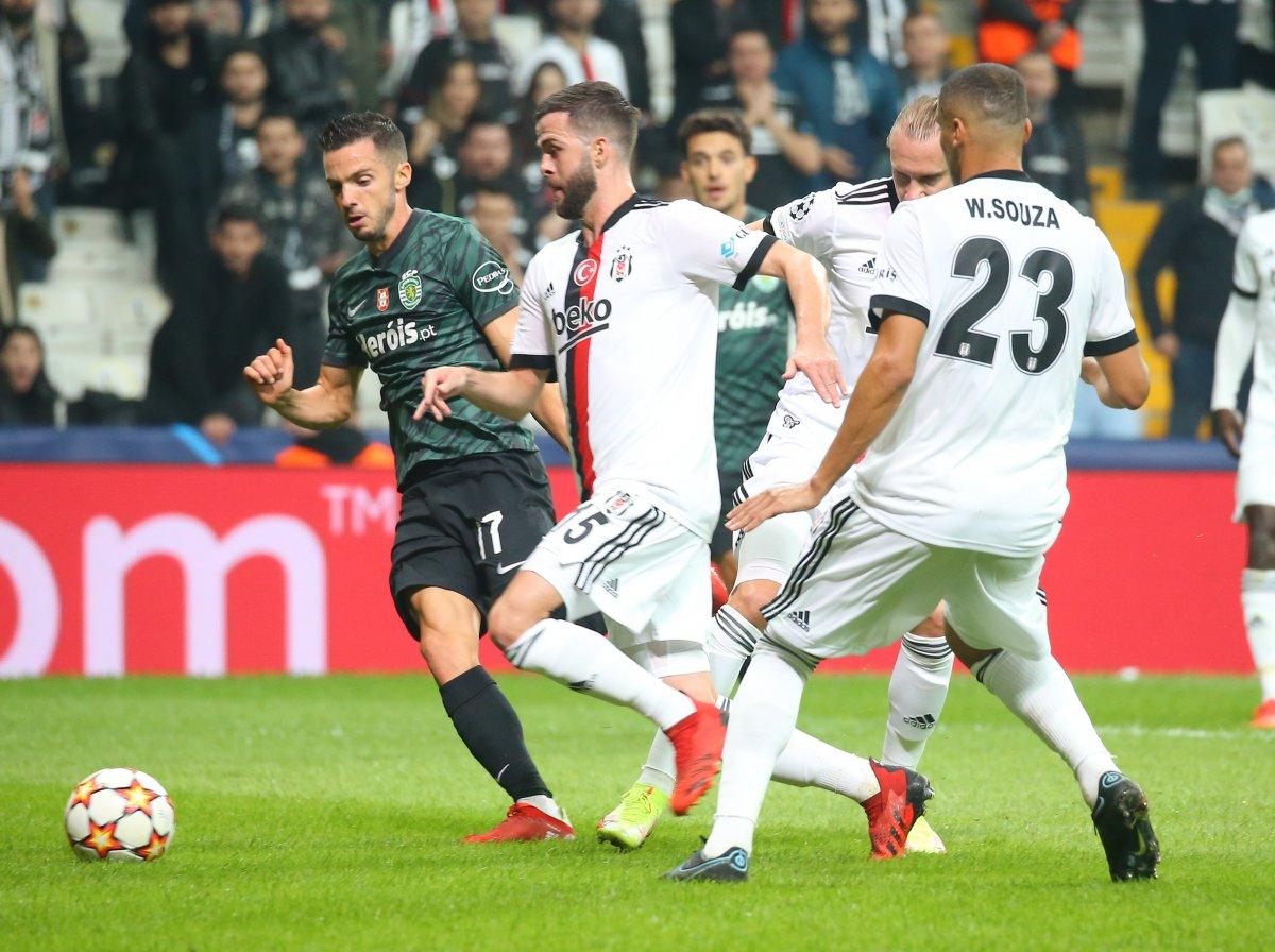 Beşiktaş, Sporting Lizbon'a mağlup oldu