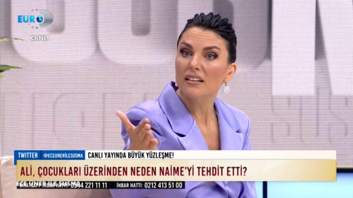 Ece Üner canlı yayında sinir krizi geçirdi