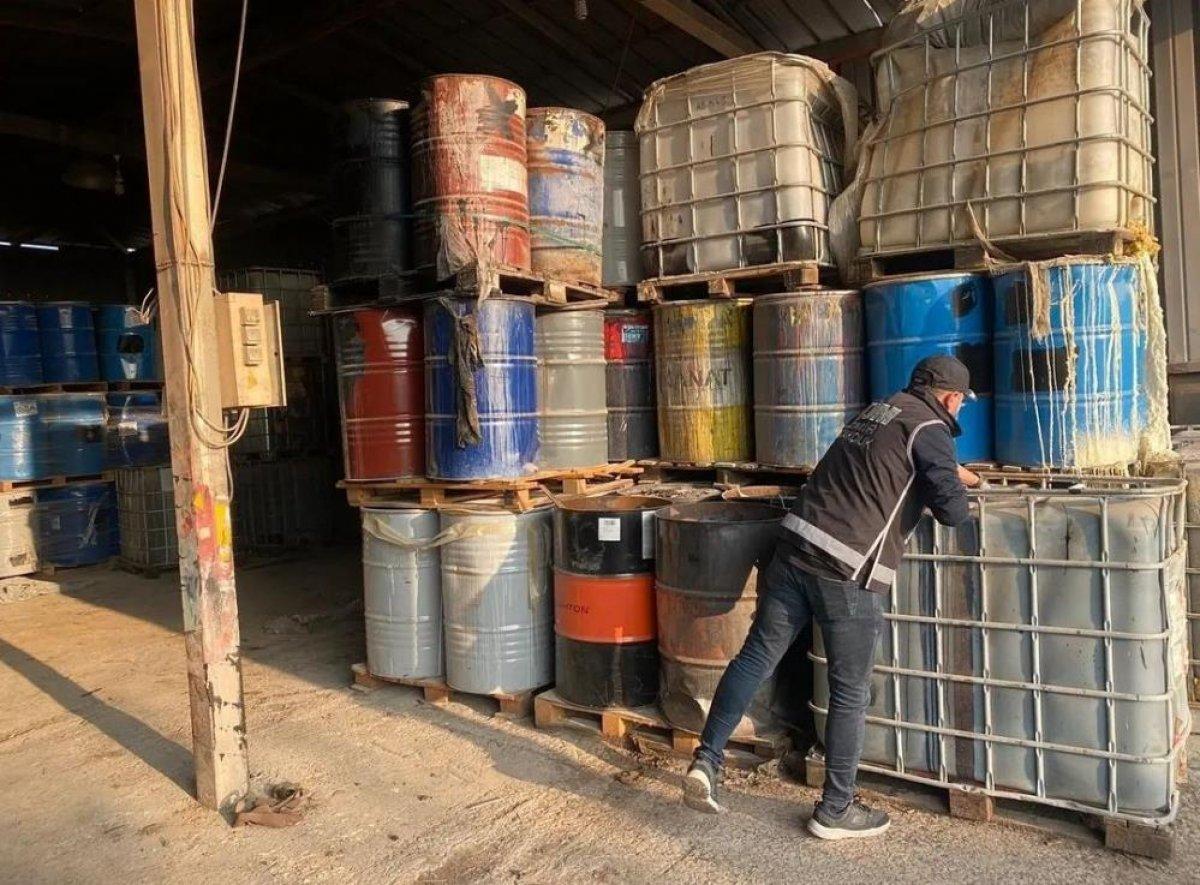 İzmir’de 109 bin 500 litre kaçak akaryakıt ele geçirildi