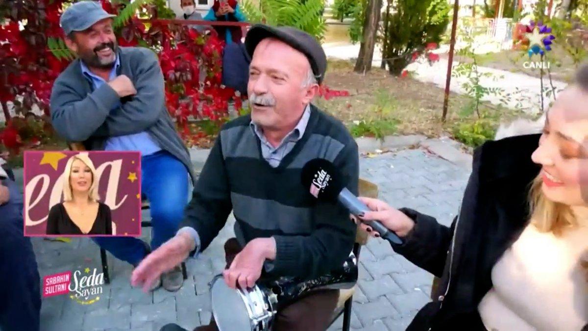 Veli Çeliköz, bu kez de Seda Sayan'ın programında türkü söyledi