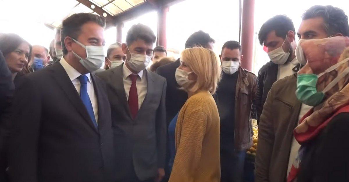 Ali Babacan, Ankara'da vatandaşların tepkisiyle karşılaştı