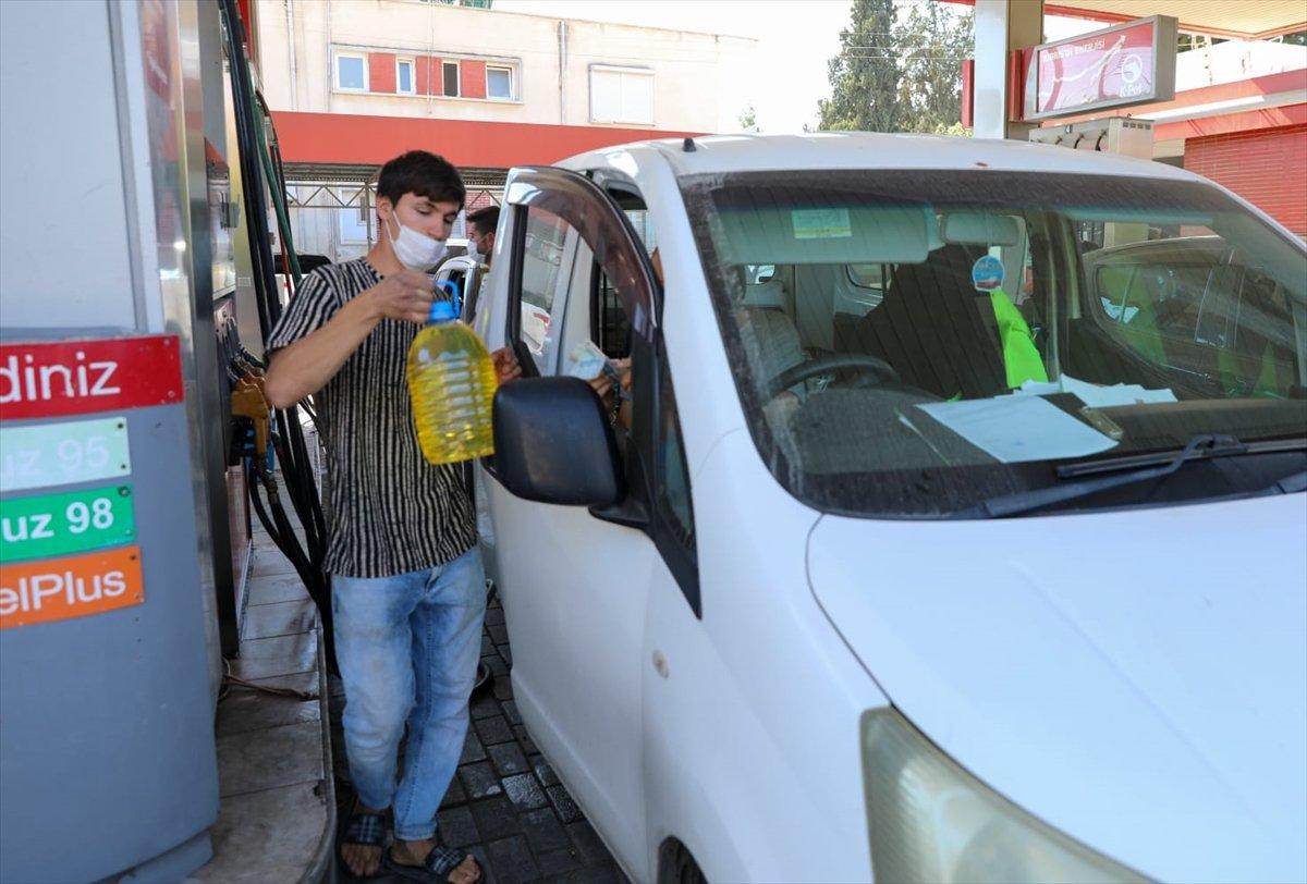 KKTC'de firmalar yakıt akışını kesti, uzun kuyruklar oluştu
