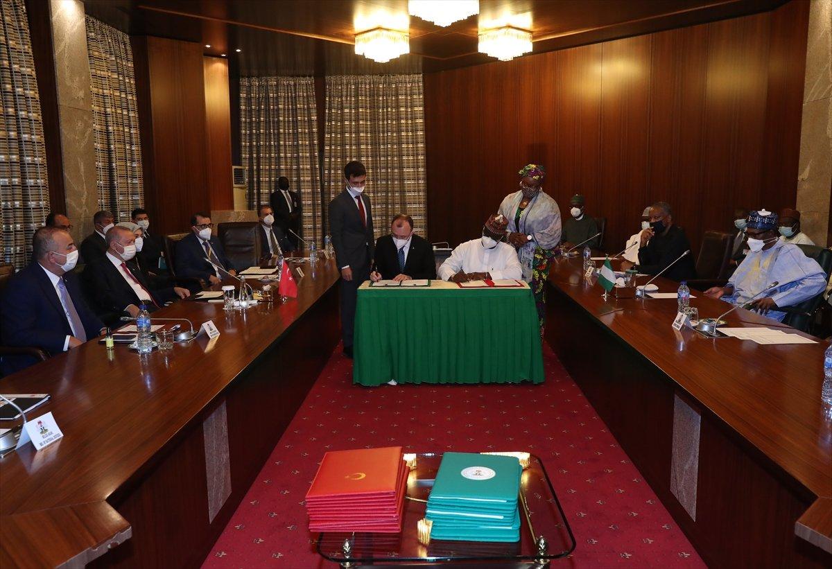 Türkiye, Nijerya'yla 7 yeni anlaşma imzaladı