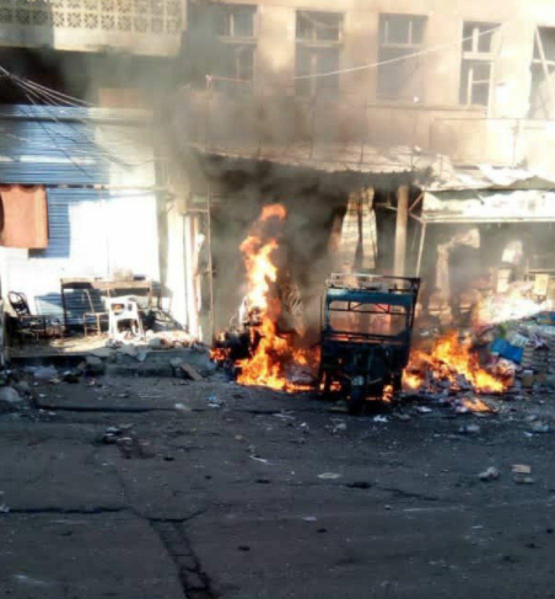 İdlib'de pazar yerine saldırı: Ölü ve yaralılar var