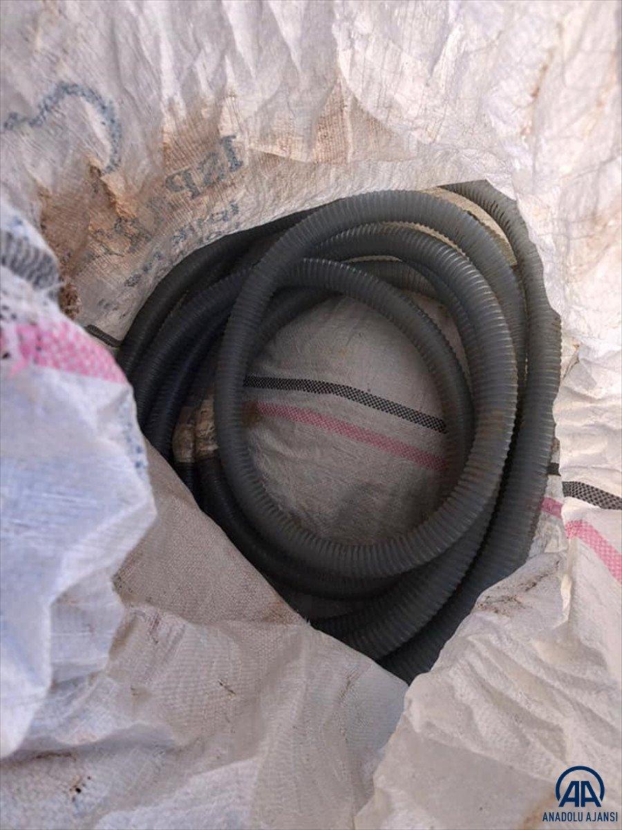 Erzincan kırsalında teröristlerce kullanılan 12 mağara imha edildi