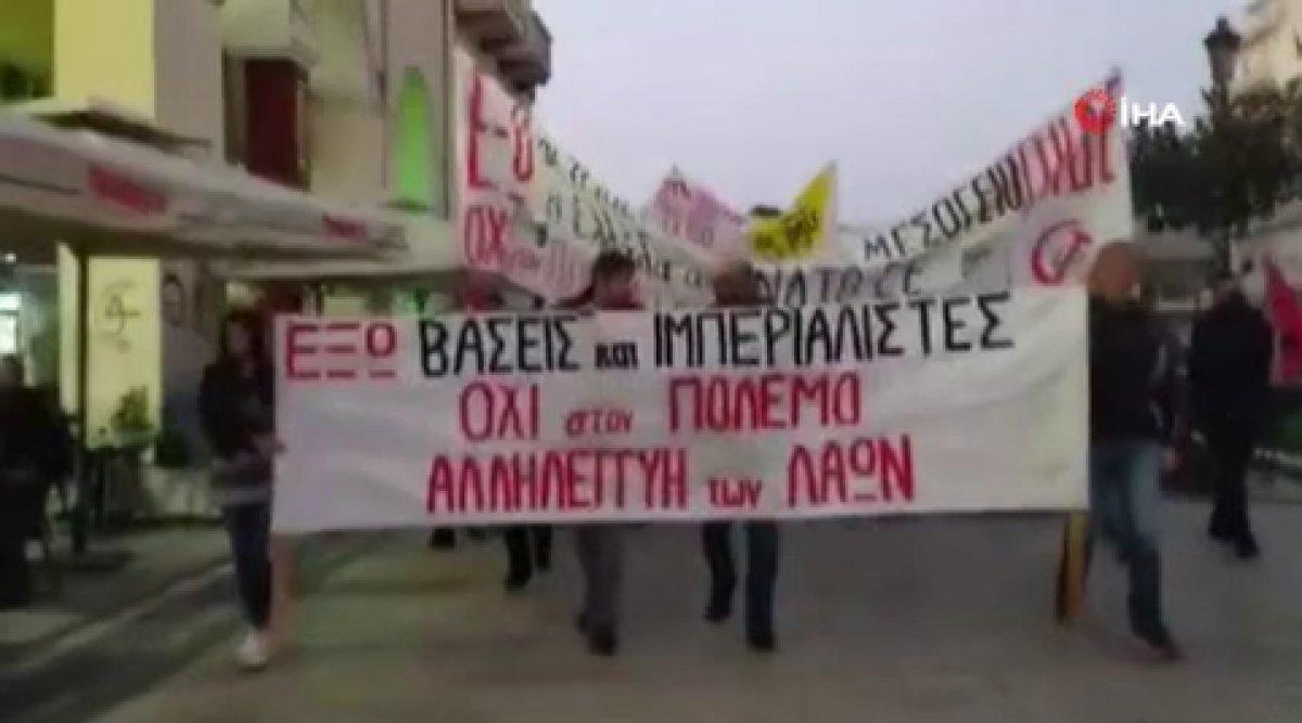 Yunanistan'da Fransa ile yapılan savunma anlaşması protesto edildi