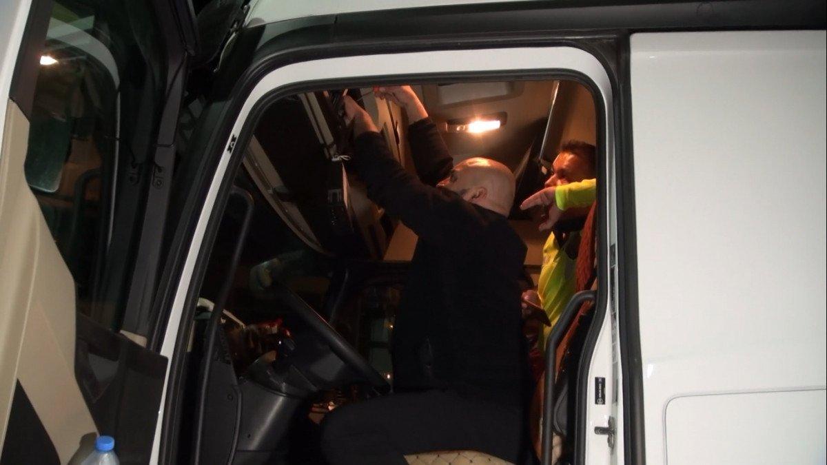 Kırıkkale'de tırda takograf hilesine 10 bin 195 TL ceza