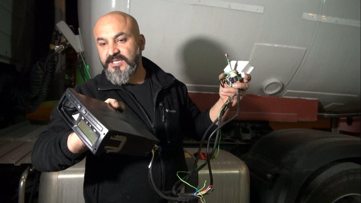 Kırıkkale'de tırda takograf hilesine 10 bin 195 TL ceza