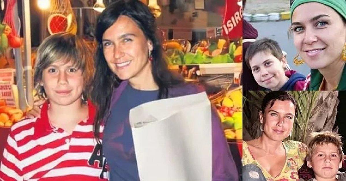 Babasının kopyası! Şevval Sam'ın oğlu Tarık Emir Tekin'in küçüklüğü...