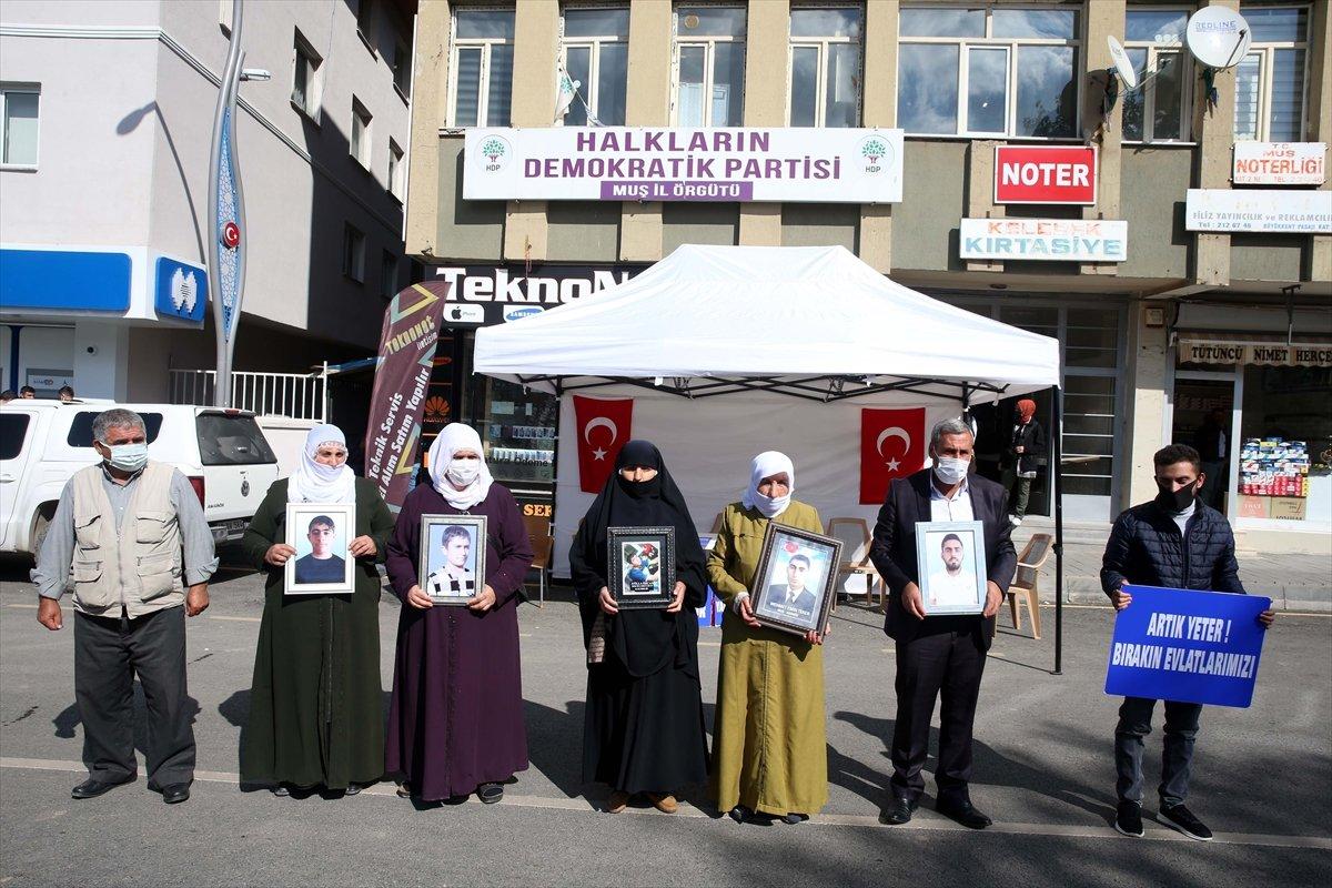 Muş’ta evlat nöbetindeki aile sayısı 12 oldu