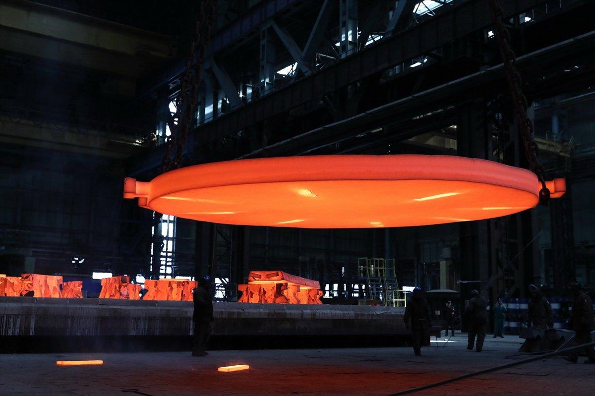 Akkuyu için reaktör basınç tankı tabanı üretildi