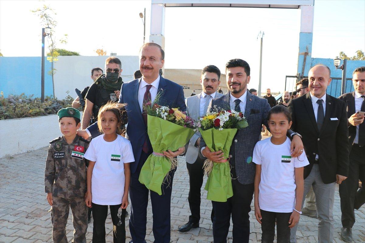 Türkiye’nin desteği ile Tel Abyad ve Rasulayn’da gençlik ve spor merkezleri açıldı