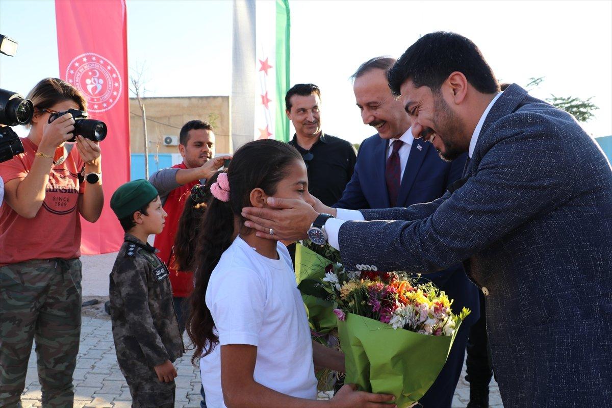 Türkiye’nin desteği ile Tel Abyad ve Rasulayn’da gençlik ve spor merkezleri açıldı