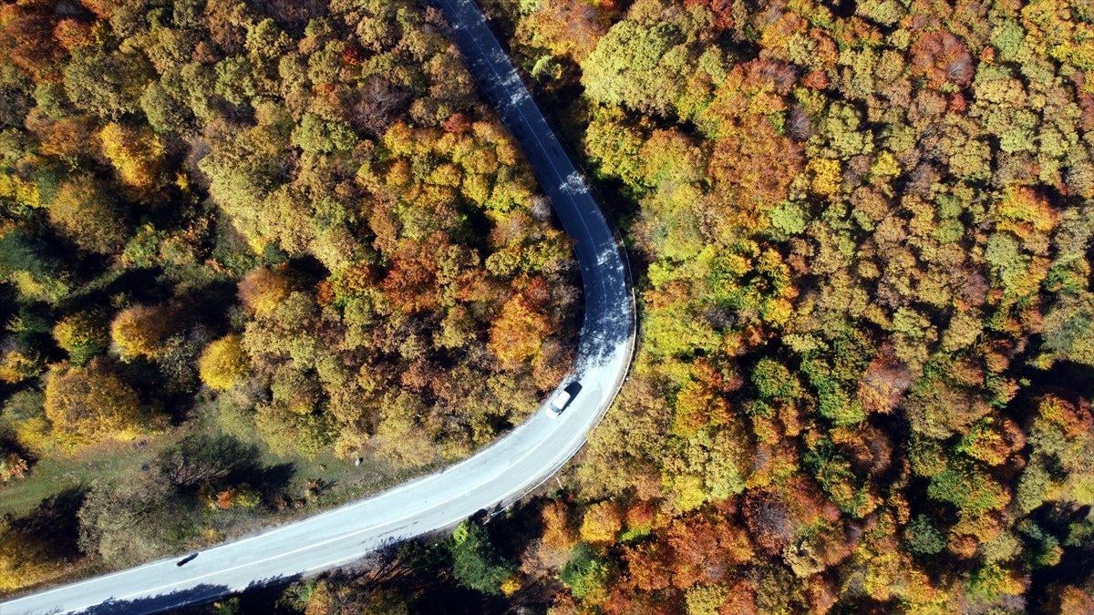 Gölcük Tabiat Parkı'ndan sonbahar manzaraları