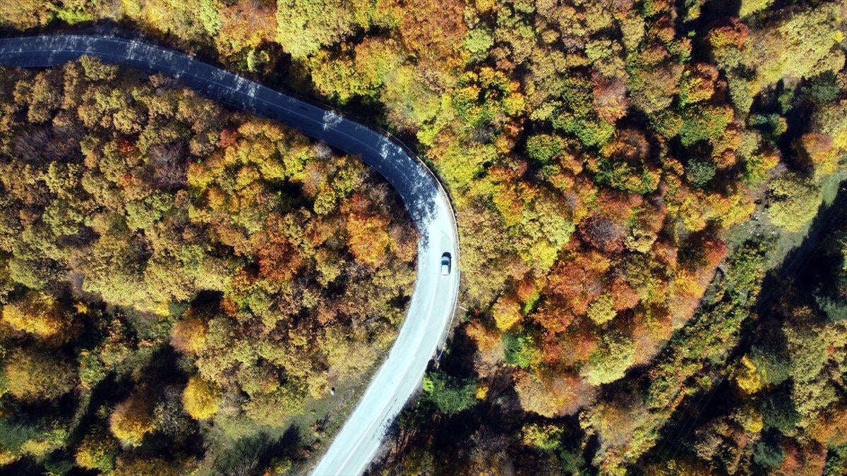 Gölcük Tabiat Parkı'ndan sonbahar manzaraları