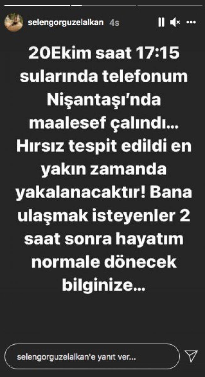 Hamdi Alkan'ın eşi Selen Görgüzel'in telefonu çalındı