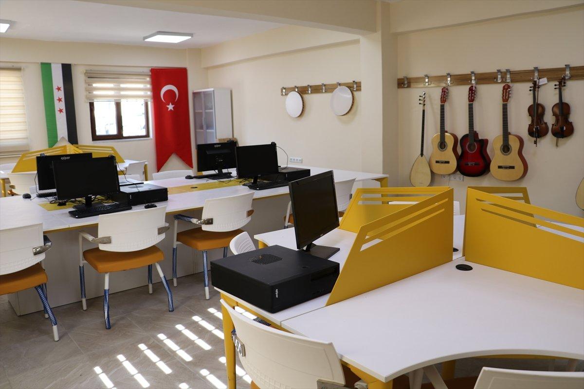 Türkiye’nin desteği ile Tel Abyad ve Rasulayn’da gençlik ve spor merkezleri açıldı