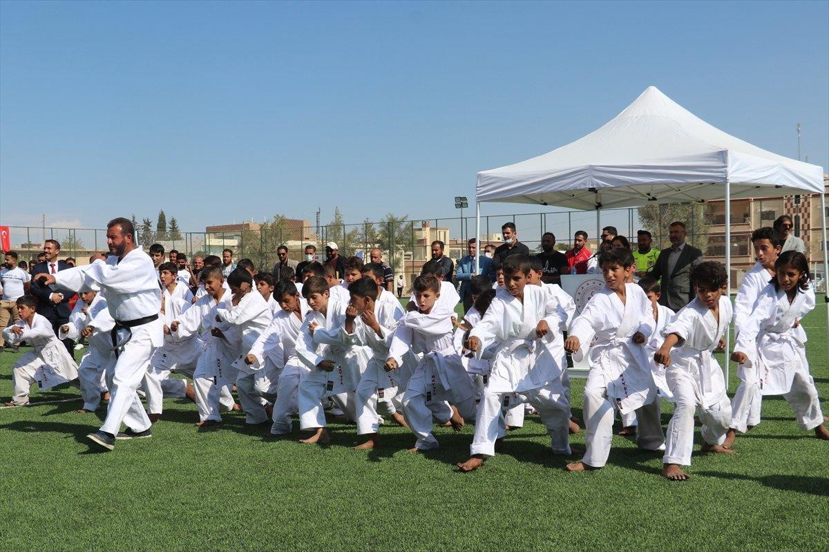 Türkiye’nin desteği ile Tel Abyad ve Rasulayn’da gençlik ve spor merkezleri açıldı