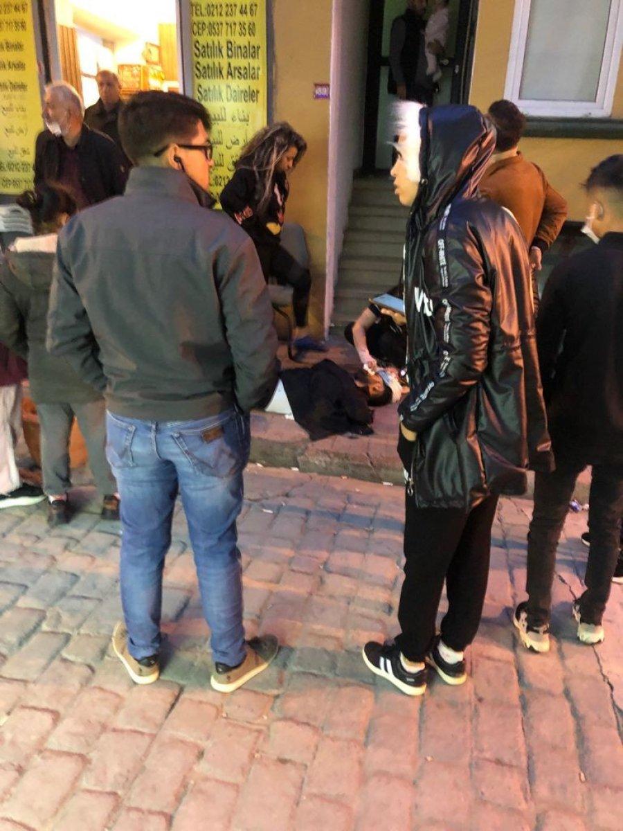 Beyoğlu'nda telefon hırsızının tuzağı hastanede bitti