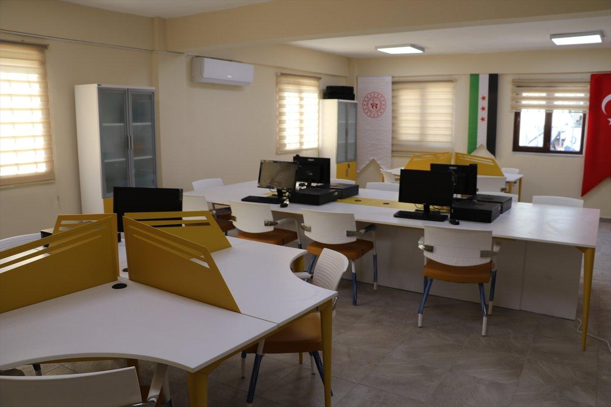 Türkiye’nin desteği ile Tel Abyad ve Rasulayn’da gençlik ve spor merkezleri açıldı