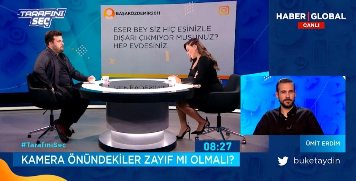 Eser Yenenler'den Deniz Akkaya'ya şişman yanıtı