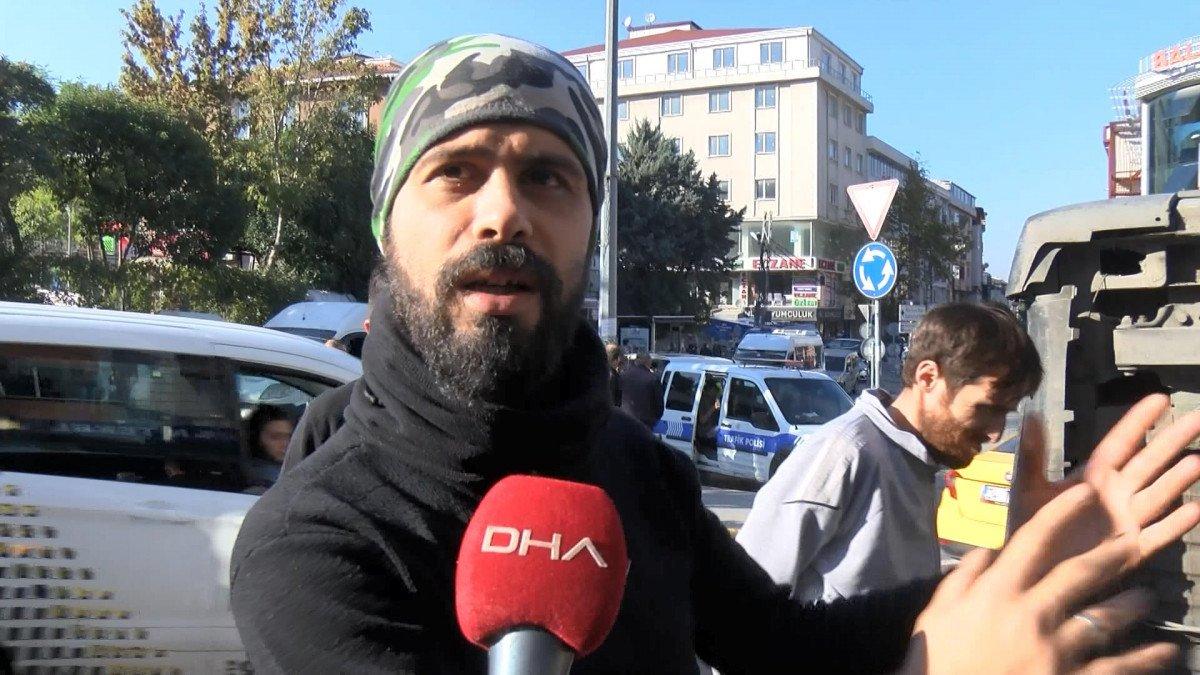 Esenyurt’ta 3 kişinin ezilmekten son anda kurtulduğu kaza