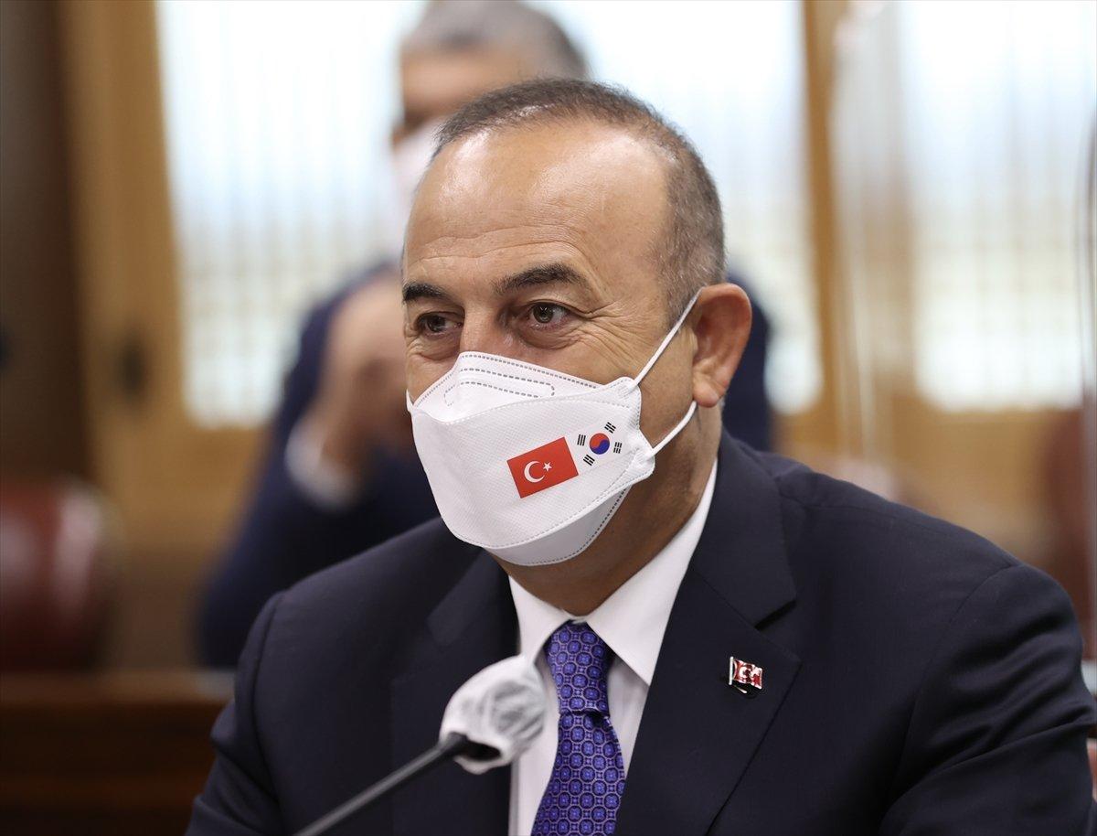 Bakan Çavuşoğlu, Güney Koreli mevkidaşı ile görüştü