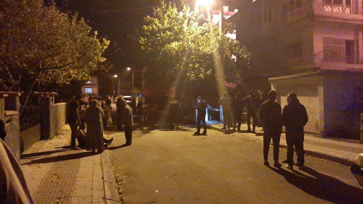 Çorum'da bir apartmanın çatı katında yangın çıktı