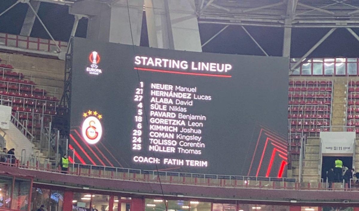 Galatasaray'ın kadrosu Bayern'le karıştı