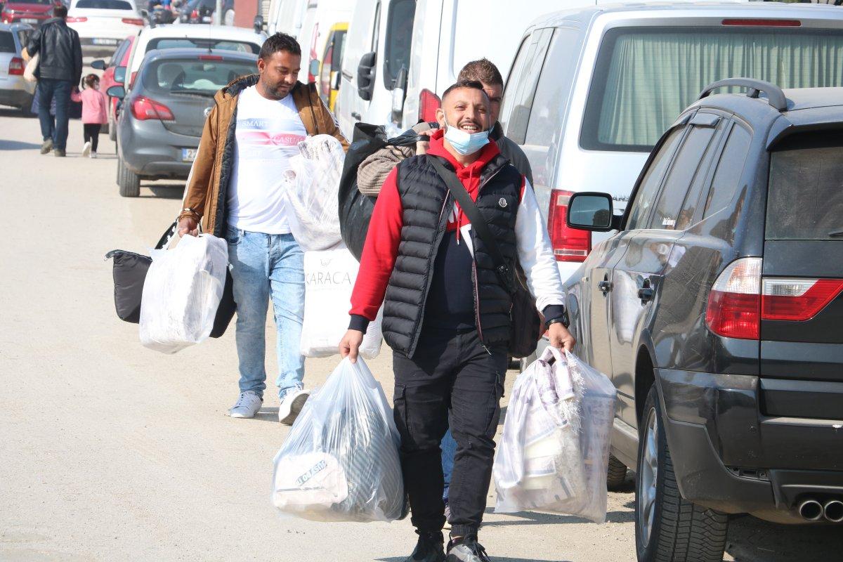 Bulgarlar, Edirne'deki 'sosyete pazarı'na akın etti