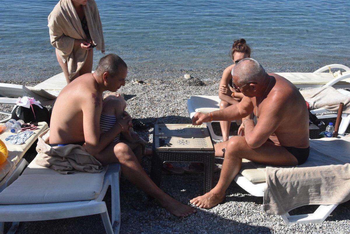 Bodrum'da ekim ayında deniz keyfi